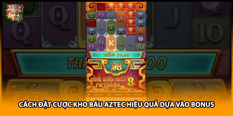 Cách đặt cược kho báu Aztec hiệu quả dựa vào bonus