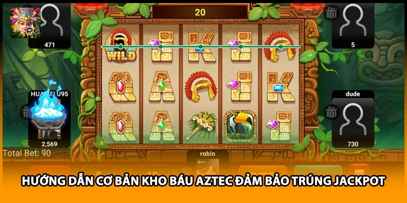 Hướng dẫn cơ bản kho báu Aztec đảm bảo trúng jackpot