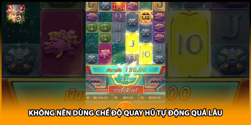 Không nên dùng chế độ quay hũ tự động quá lâu